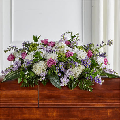 Meadows of Serenity Casket Spray –  Sb Floral Too, Davenport IA