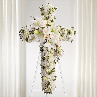 Spiritual Guidance Standing Spray –  Sb Floral Too, Davenport IA