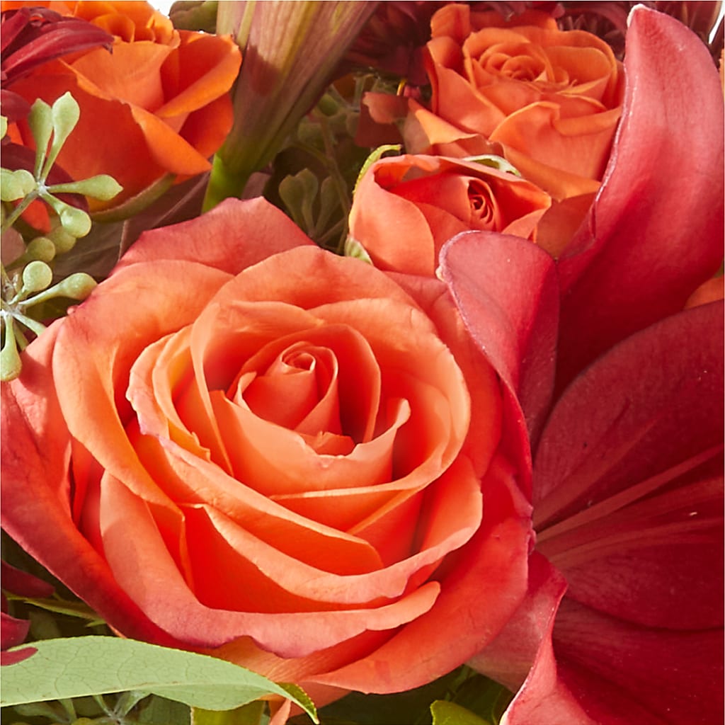 Crimson Leaves Bouquet –  Sb Floral Too, Davenport IA