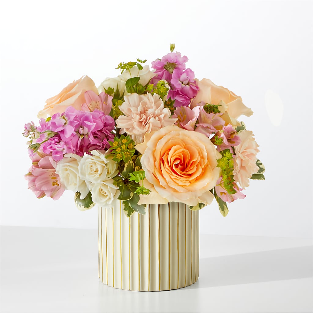 Paradise Bouquet with Ivory Vase –  Sb Floral Too, Davenport IA