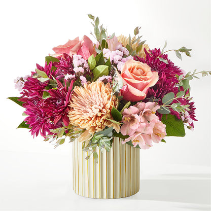 Berry Cobbler Bouquet with Ivory Vase –  Sb Floral Too, Davenport IA