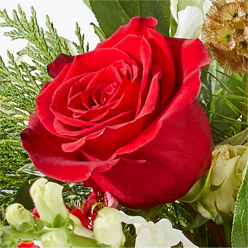 Deck the Halls Bouquet –  Sb Floral Too, Davenport IA