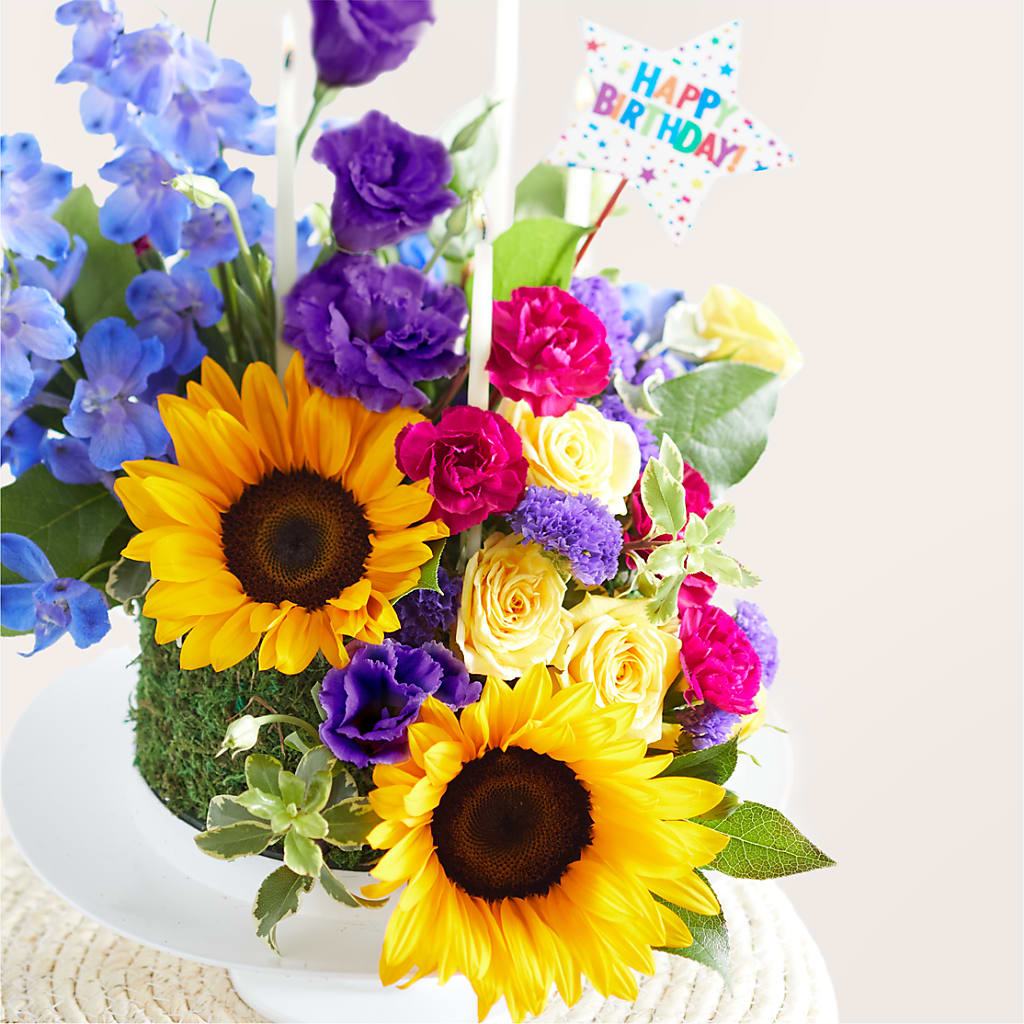Star of the Day Floral Cake –  Sb Floral Too, Davenport IA