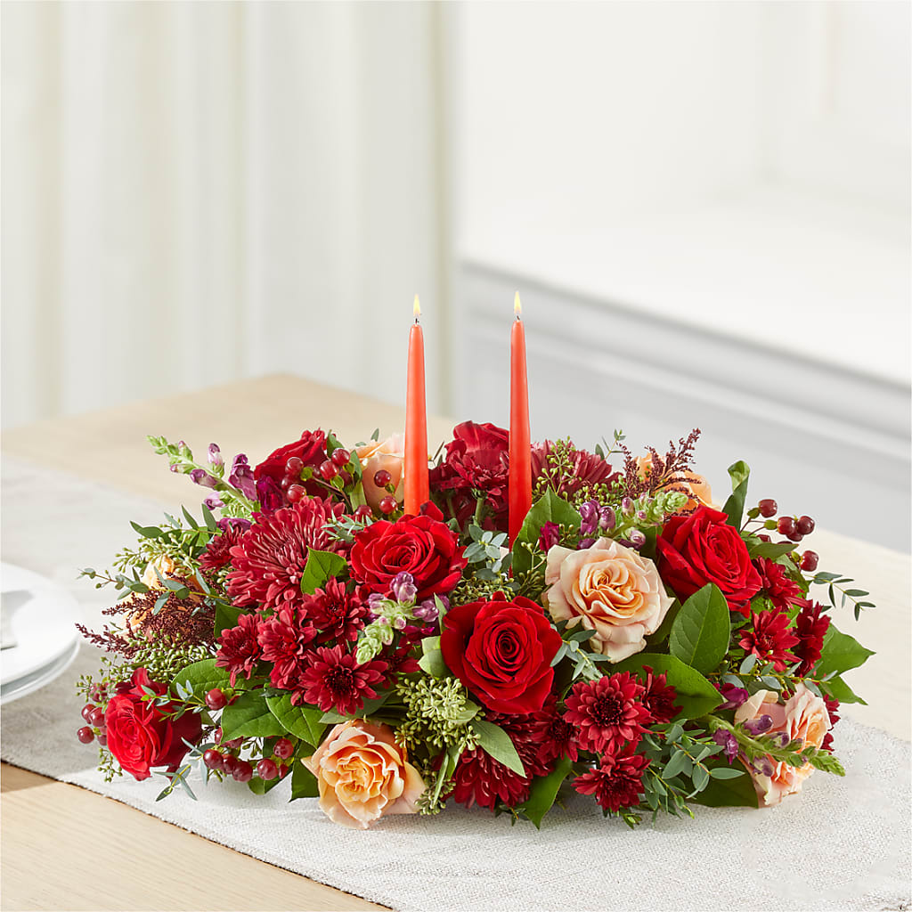 Most Thankful Centerpiece –  Sb Floral Too, Davenport IA