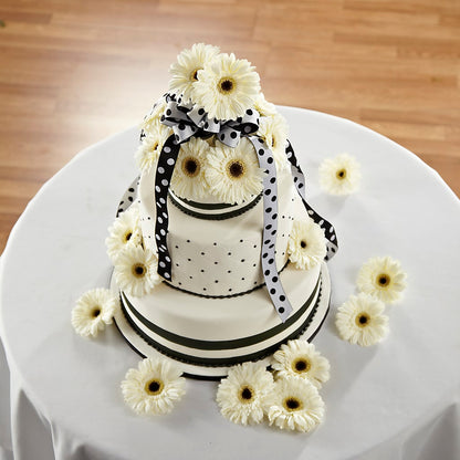 Simple Sophistication Cake Décor –  Sb Floral Too, Davenport IA