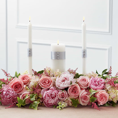 Worldwide Romance Unity Candle Arrangement –  Sb Floral Too, Davenport IA