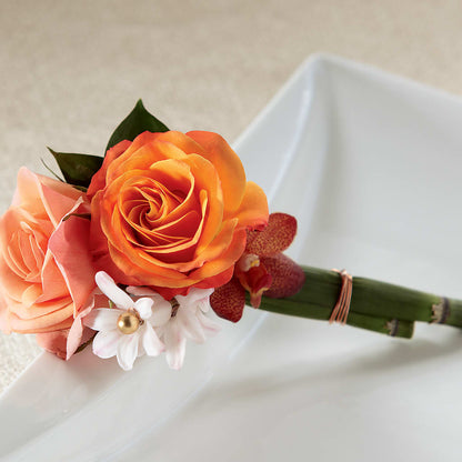 Sunset Dream Boutonniere –  Sb Floral Too, Davenport IA