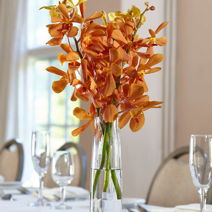 Orange Mokara Bud Vase –  Sb Floral Too, Davenport IA