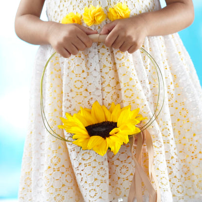 Sweet Sunshine Flower Girl Bouquet –  Sb Floral Too, Davenport IA