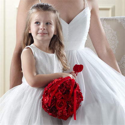 Pure at Heart Flower Girl Arrangement –  Sb Floral Too, Davenport IA